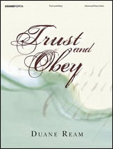 Trust and Obey piano sheet music cover